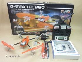 GS 860 Quadrocopter mit SpyCam-Kamera